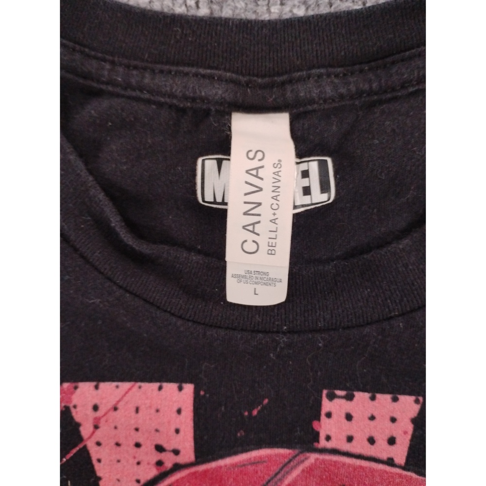 Bella+Canvas Marvel Deadpool Graphic T-Shirt Men's Large Cotton Unisex - Picture 4 of 5